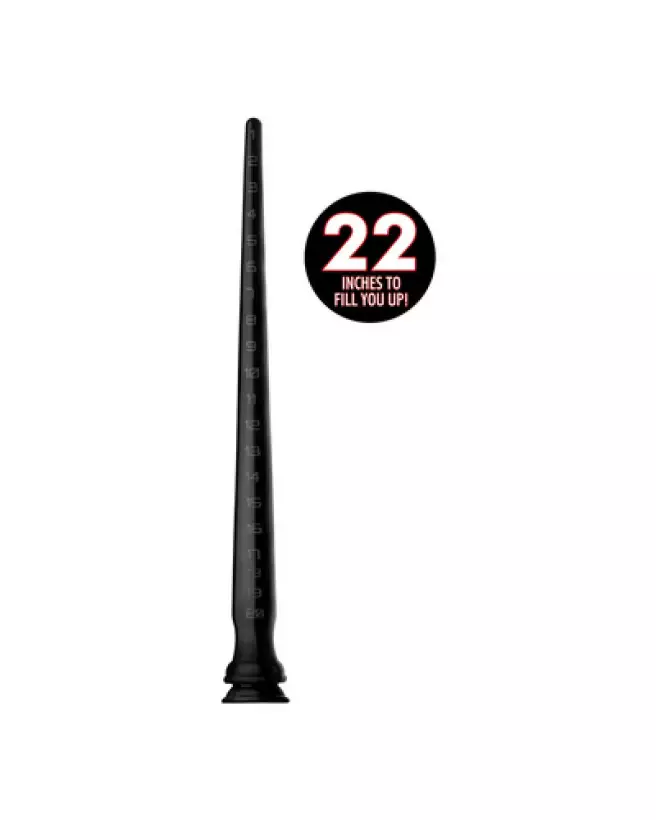 XR Brands Tapered Silicone Hose 22/56 cm Anal Snake Product Image-1