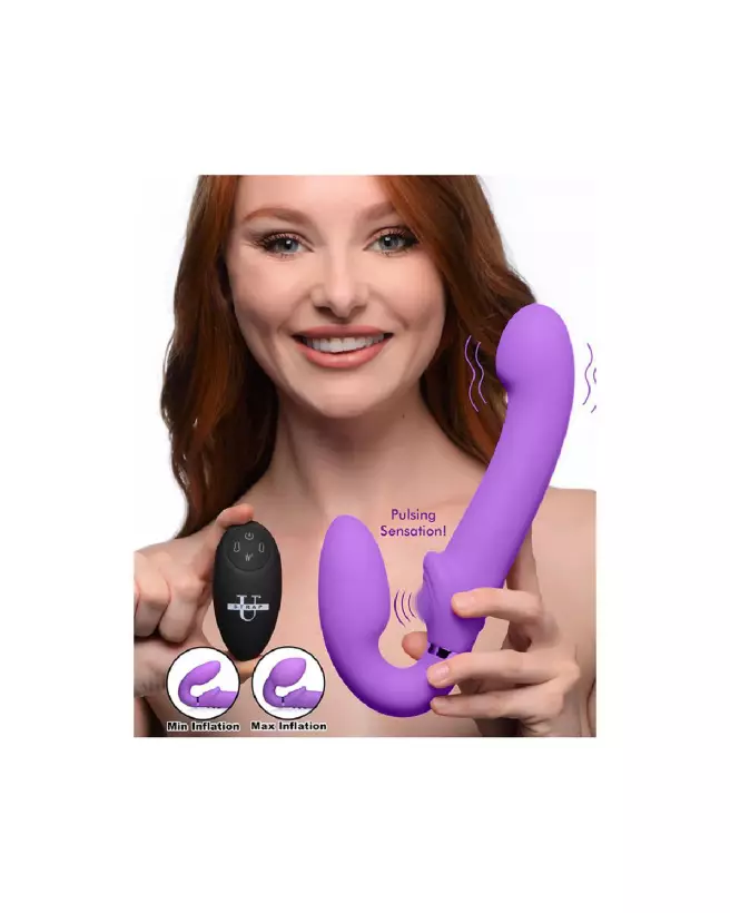 Ergo-Fit G-Pulse double ended dildo par XR Brands en action-4