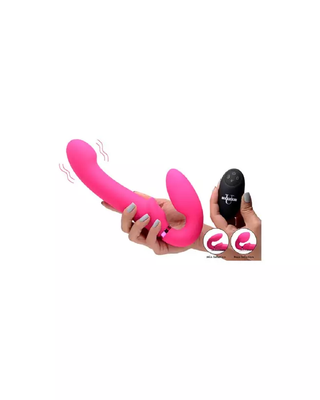 Photo du Double Ended Dildo Ergo-Fit G-Pulse de XR Brands, idéal pour stimulation et plaisir partagé-6
