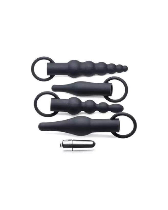 Image du set Premium Ringed Rimmers de XR Brands pour entraînement anal-1