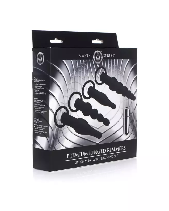 Image du set Premium Ringed Rimmers de XR Brands pour entraînement anal-2
