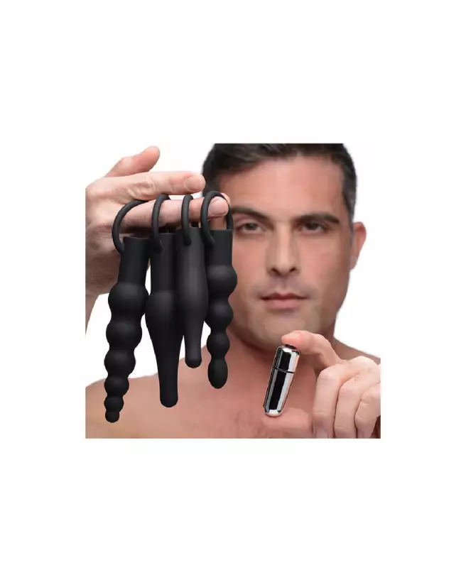 Image du set Premium Ringed Rimmers de XR Brands pour entraînement anal-3
