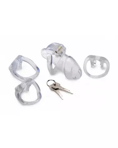 Image de la cage de chasteté Clear Captor Medium de XR Brands-6