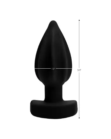 Image du Ribbed Vibrating Anal Plug de XR Brands avec télécommande-6