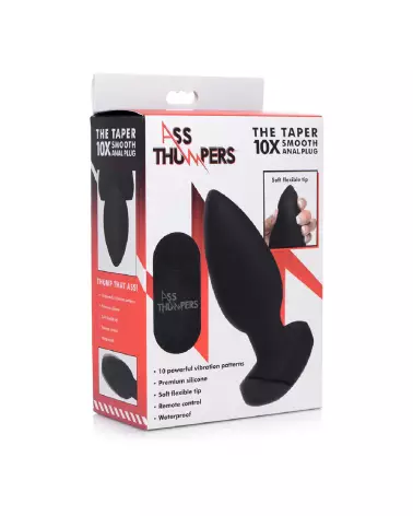 Plug anal vibrant XR Brands avec télécommande pour stimulation-2