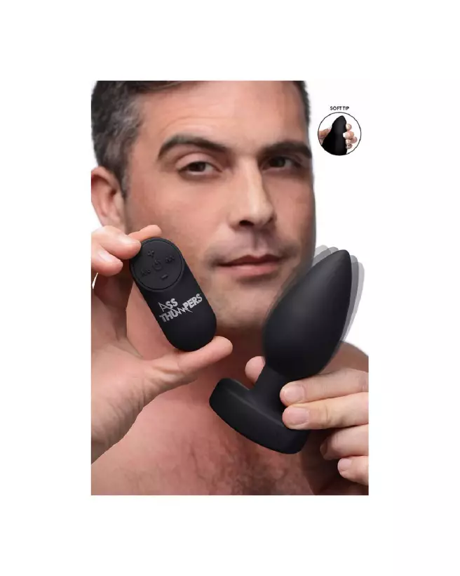Plug anal vibrant XR Brands avec télécommande pour stimulation-3