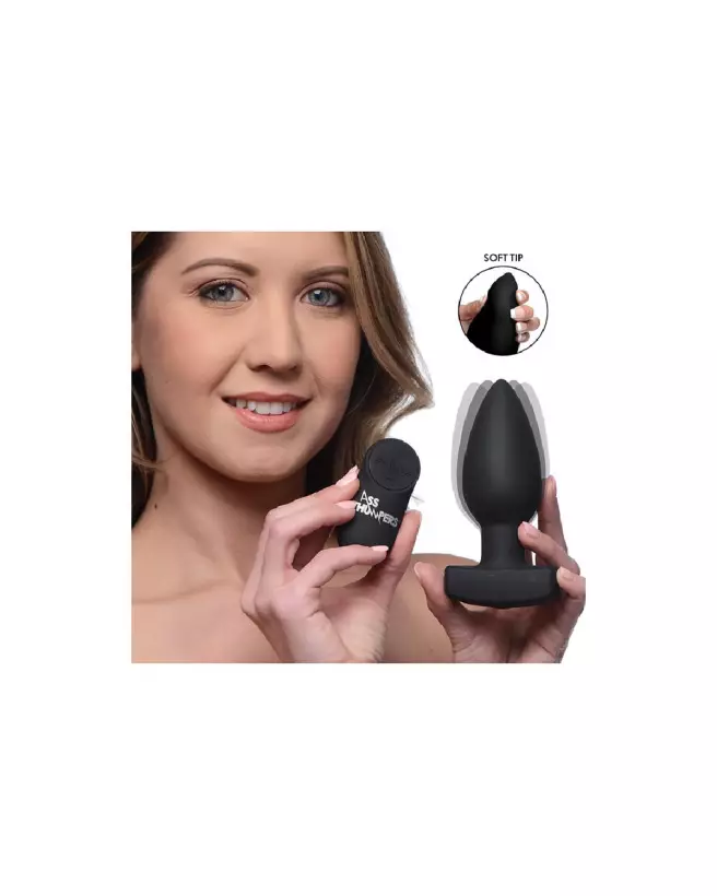 Plug anal vibrant XR Brands avec télécommande pour stimulation-4