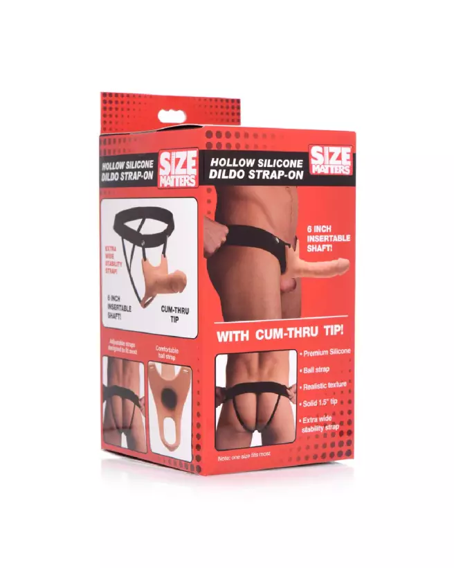Gode Ceinture Hollow Silicone pour Hommes de XR Brands en action-2