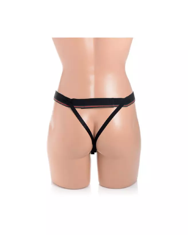 Gode Ceinture Hollow Silicone pour Hommes de XR Brands en action-4