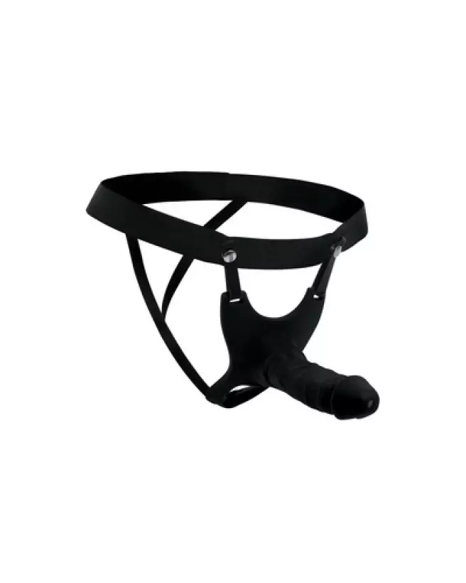 Hollow Silicone Dildo Strap-On SM de XR Brands pour hommes-1