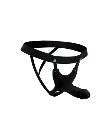 Hollow Silicone Dildo Strap-On SM de XR Brands pour hommes-1