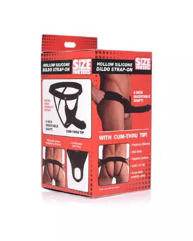 Hollow Silicone Dildo Strap-On SM de XR Brands pour hommes-2