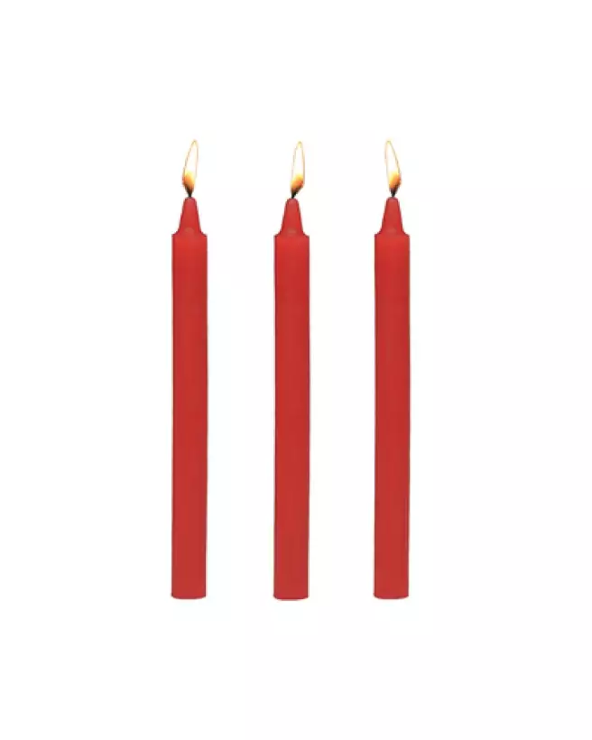 Image des bougies Fire Sticks Fetish Drip Candles de XR Brands pour jeux érotiques basse température-1