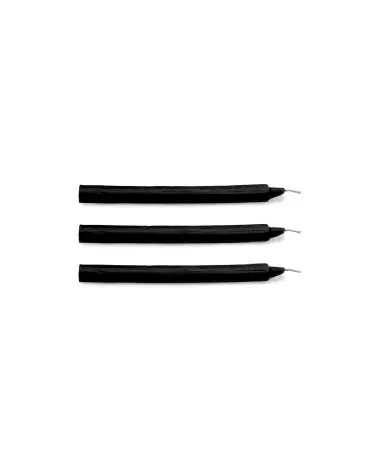 Image des bougies Dark Drippers de XR Brands, set de 3 bougies basse température pour jeu sensoriel et fetish-2