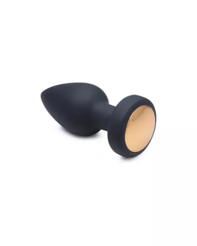Silicone Vibrating LED Plug Large de XR Brands pour stimulation intense-1