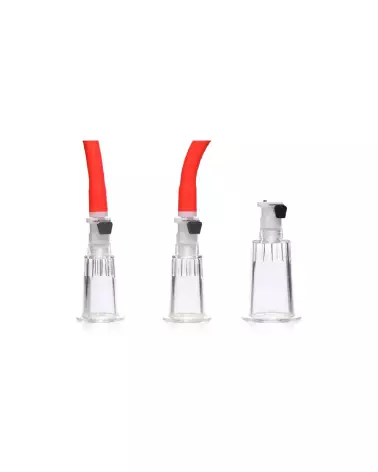 Image de la Pompe 3-Way Suck Her Nipple and Clit de XR Brands pour stimulation simultanée de tétons et clitoris-3