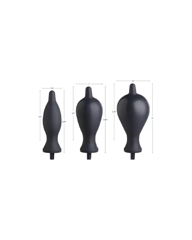 Image du plug gonflable en silicone Dark Inflator de XR Brands-3