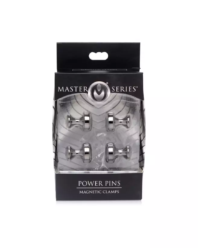 Image des Power Pins Magnetic Nipple Clamp Set par XR Brands-2