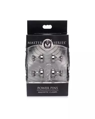 Image des Power Pins Magnetic Nipple Clamp Set par XR Brands-2