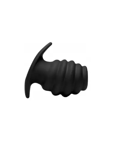 Hive Ass Tunnel Large de XR Brands - Plug Anal Creux en Silicone Côtelé-3