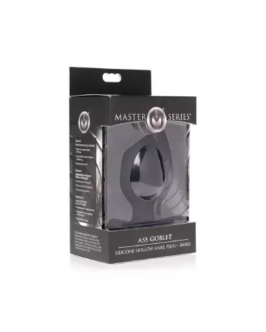 Ass Goblet Small Silicone Hollow Butt Plug XR Brands Tunnel Anal-2