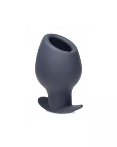 Ass Goblet Large Silicone Hollow Butt Plug par XR Brands pour tunnel anal-1