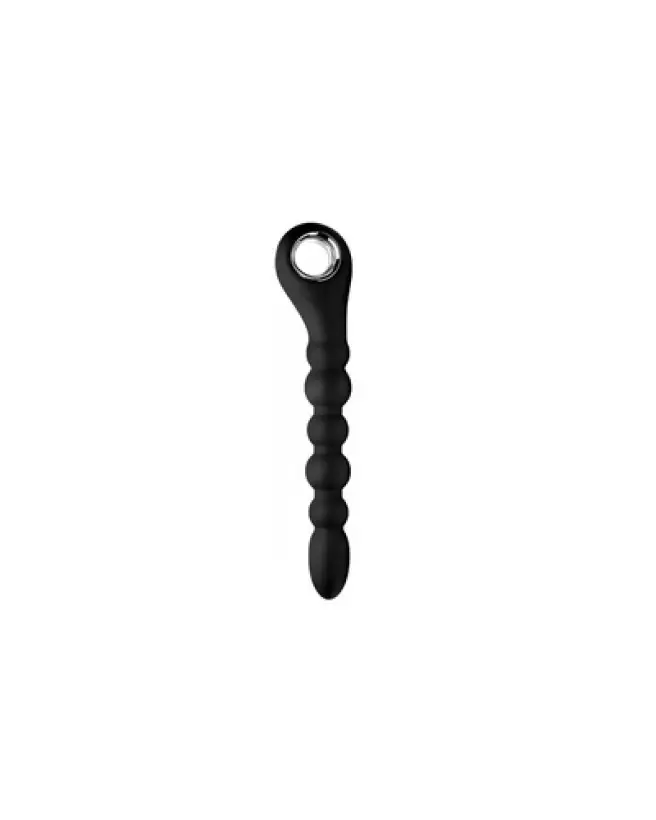 Image du Dark Scepter, perles anales vibrantes en silicone de XR Brands-1