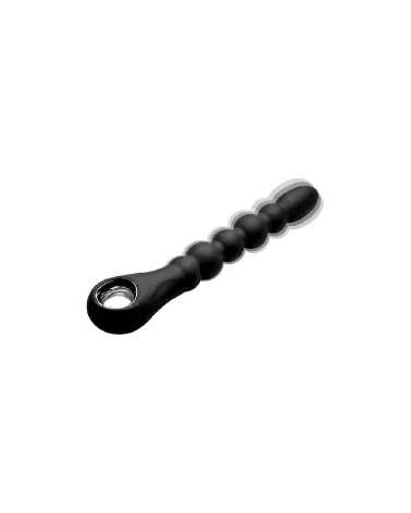Image du Dark Scepter, perles anales vibrantes en silicone de XR Brands-3