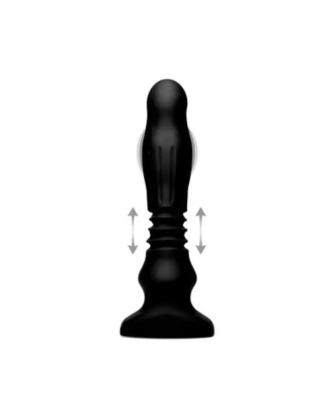 XR Brands Silicone Swelling Thrusting Plug pour stimulation avancée-1