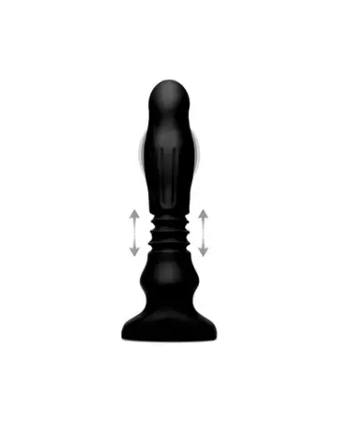 XR Brands Silicone Swelling Thrusting Plug pour stimulation avancée-1