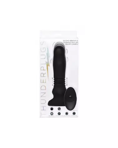 XR Brands Silicone Swelling Thrusting Plug pour stimulation avancée-2