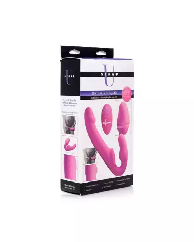 Evoke Ergo Fit Strapless Strap-On avec Télécommande de XR Brands-2