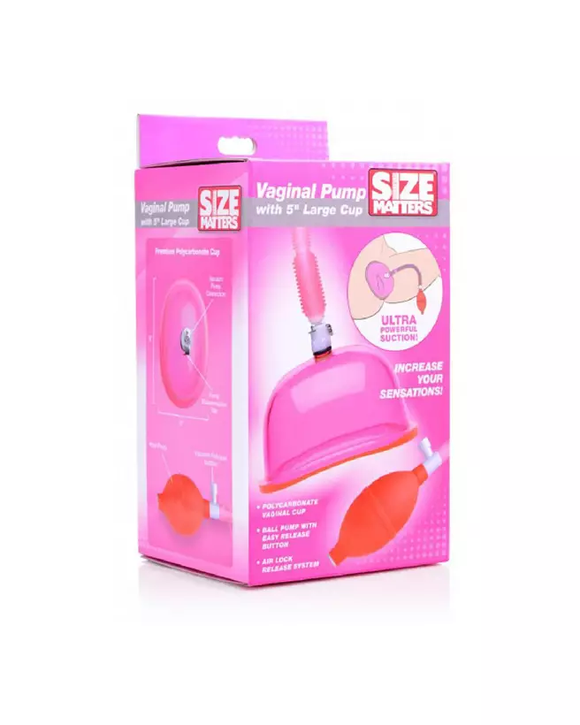 Pompe vaginale avec grande coupe XR Brands pour stimulation et sensibilité-2