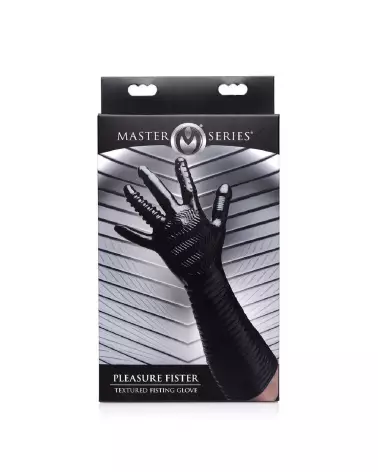 Image du Gant Pleasure Fister en Latex de XR Brands pour Fisting Texturé et Stimulation Intense-2