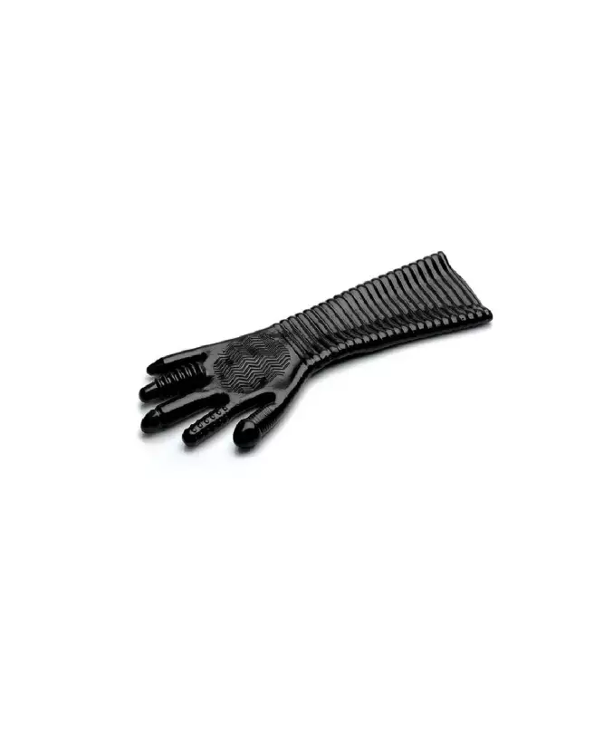 Image du Gant Pleasure Fister en Latex de XR Brands pour Fisting Texturé et Stimulation Intense-4