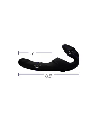 Pro Rider Vibrating Strapless Strap-On by XR Brands with Remote Control-7