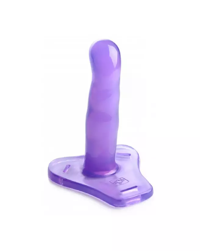 XR Brands Comfort Ride Strap On Harness with Dildo en action, harnais et gode de qualité-5