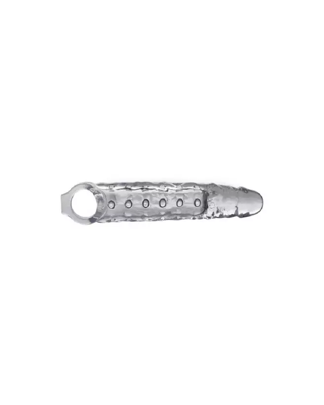 Gaine pour pénis transparente XR Brands 7,5 cm pour augmentation et confort-4