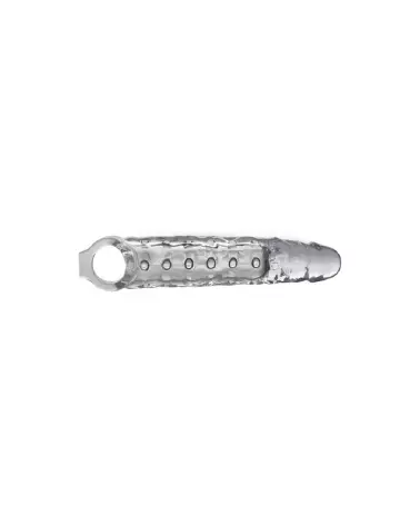 Gaine pour pénis transparente XR Brands 7,5 cm pour augmentation et confort-4