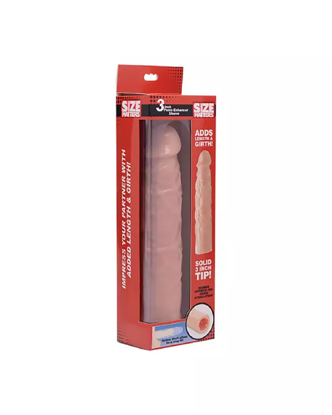 Gaine d'Extension de Pénis XR Brands 7,5 cm - Augmentation de Taille et Performance-2