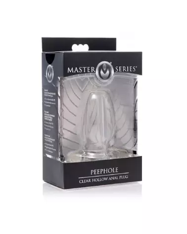 Image du PeepHole Small Transparent Hollow Anal Plug par XR Brands-2