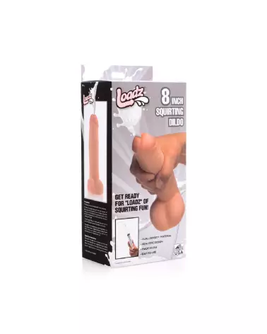 Dildo éjaculateur réaliste double densité XR Brands 20,5 cm-2