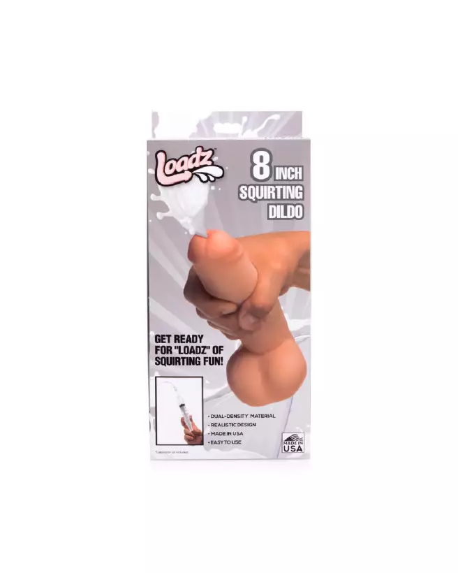 Dildo éjaculateur réaliste double densité XR Brands 20,5 cm-3