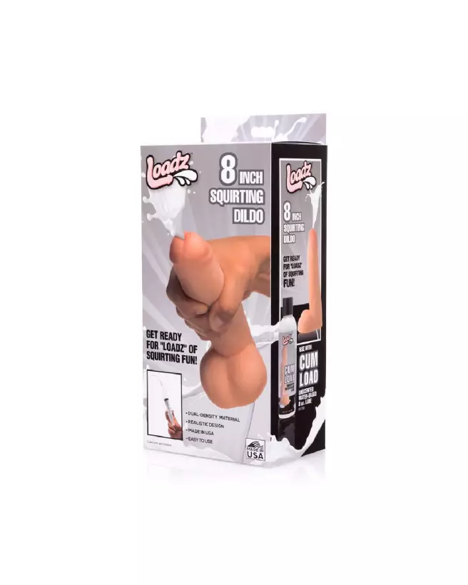Dildo éjaculateur réaliste double densité XR Brands 20,5 cm-4