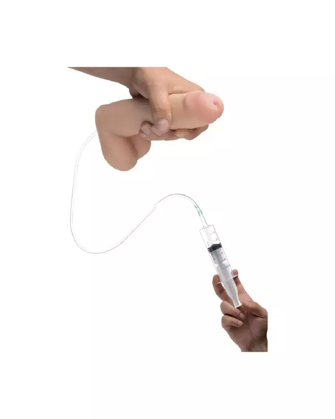 Dildo éjaculateur réaliste double densité XR Brands 20,5 cm-7