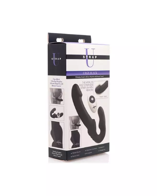 Image du Strapless Strap-On télécommandé de XR Brands, jouet sexuel pour plaisir partagé sans harnais-2
