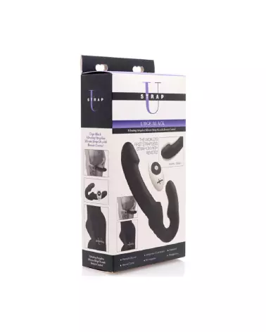 Image du Strapless Strap-On télécommandé de XR Brands, jouet sexuel pour plaisir partagé sans harnais-2