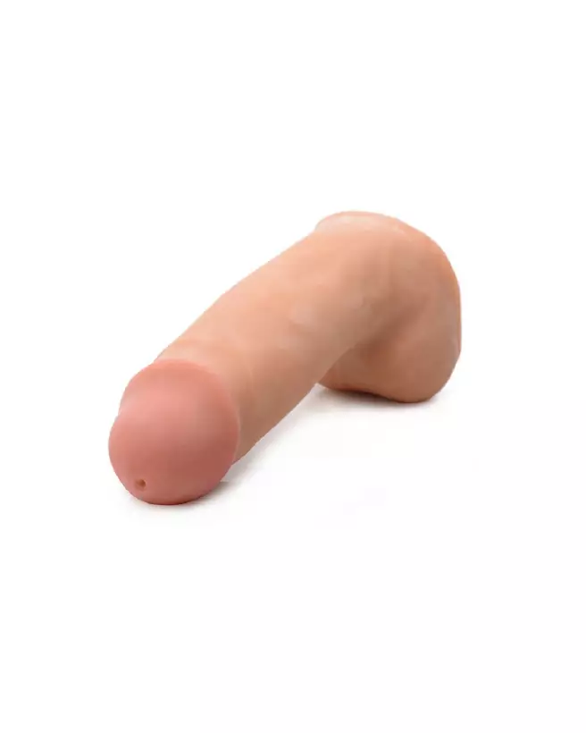 Dildo éjaculateur Dual Density 7 pouces de XR Brands, sextoy réaliste et haut de gamme-3