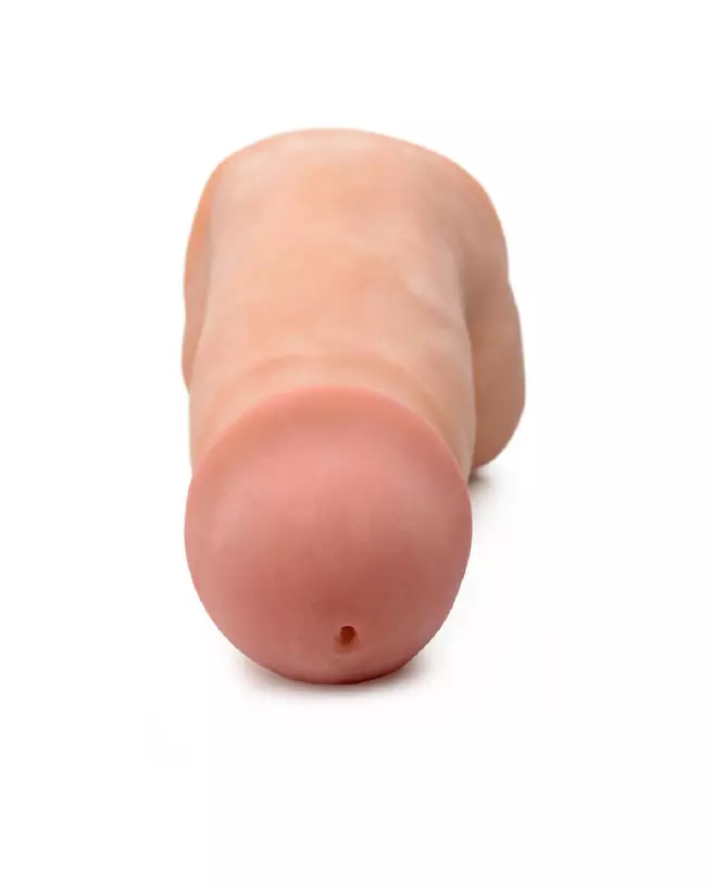 Dildo éjaculateur Dual Density 7 pouces de XR Brands, sextoy réaliste et haut de gamme-4