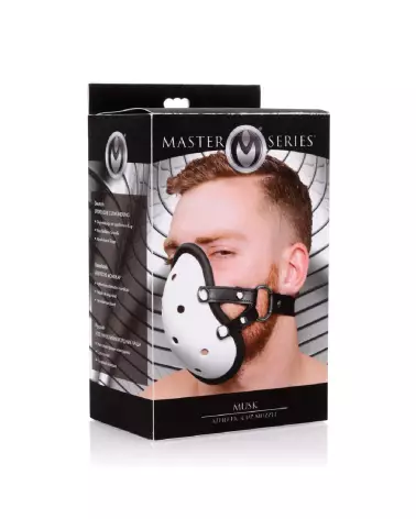 Image du Musk Athletic Cup Muzzle de XR Brands avec bretelles amovibles pour sport-2